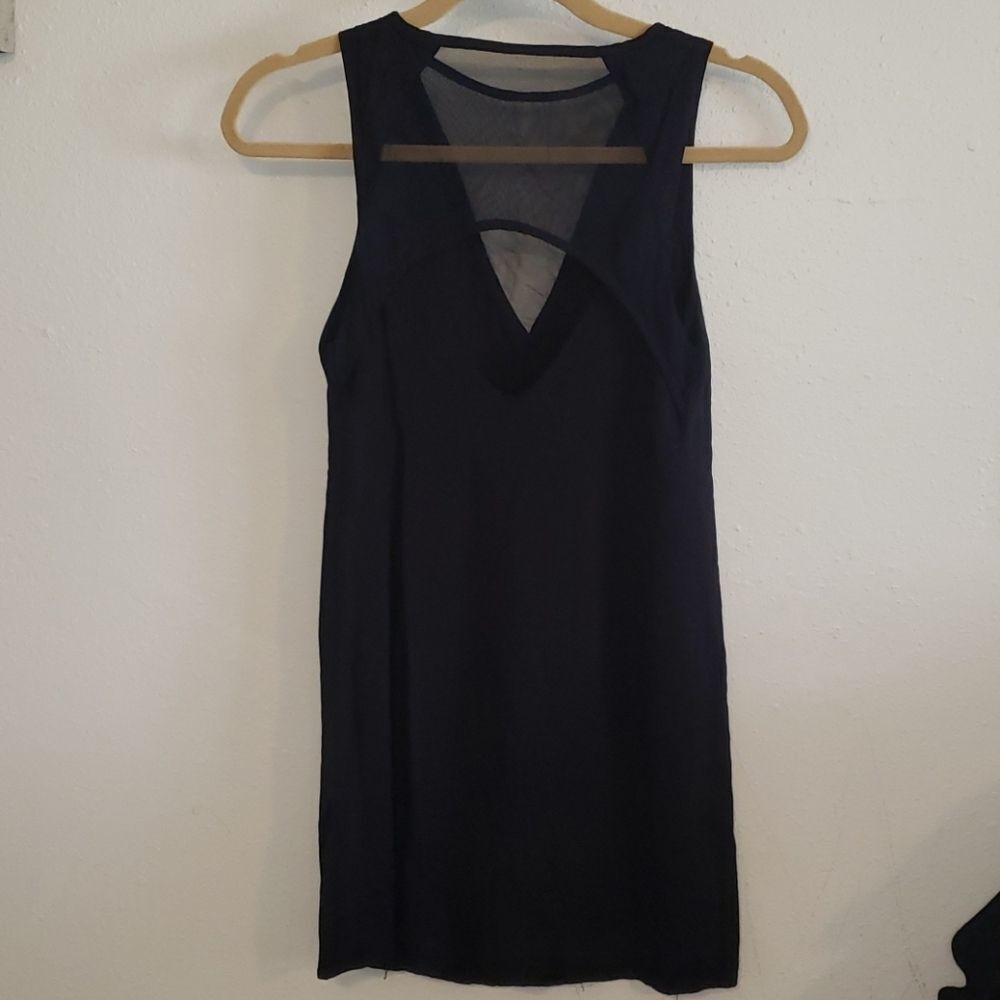 Silence + Noise Mesh Mini dress sz Xs - Picture 3 of 5